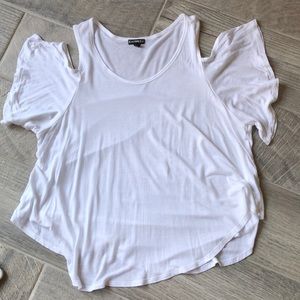 Express Cut off shoulder top